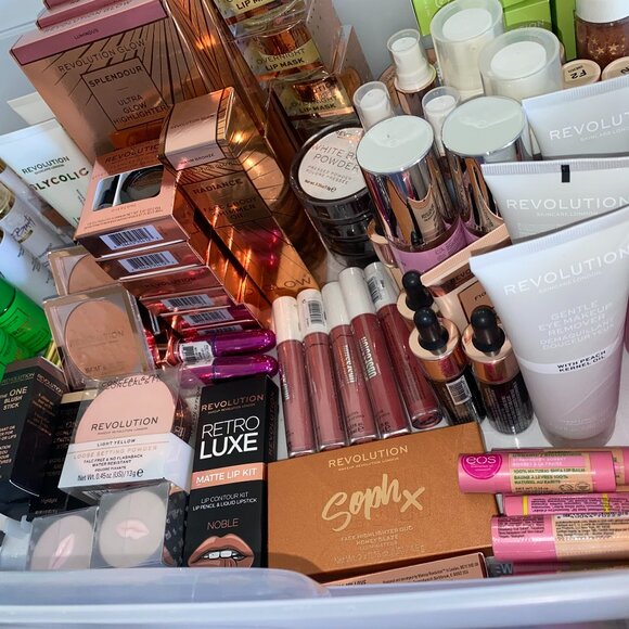 BRAND NEW 20PCS Brand New Revolution makeup & Skincare, WHOLESALE